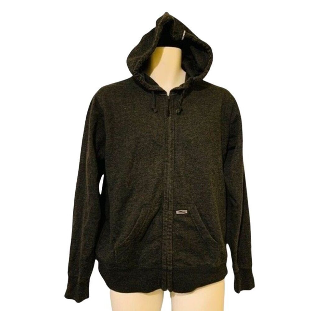 Billabong Hoodie Jacket Sweater Small Mens Hooded Beach Grey Black‎ BAGc